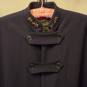 Vintage WWII Brucks Wool Nurses Cape ST.J.H. Monogrammed